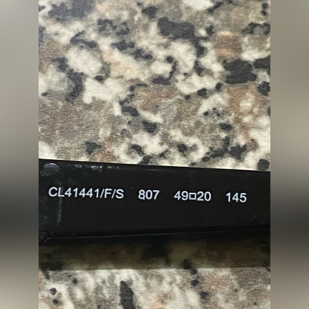 CELINE  Black Sunglasses with Gold Accents - Picture 6 of 10